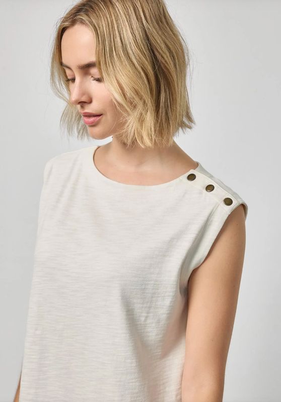 Lilla P Snap Shoulder Boatneck Dress