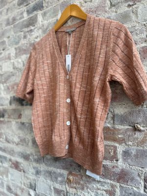 Lilla P Open Stitch V-Neck Cardigan