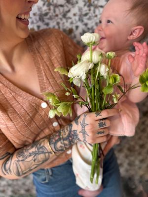 Lilla P Open Stitch V-Neck Cardigan