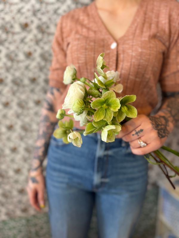 Lilla P Open Stitch V-Neck Cardigan