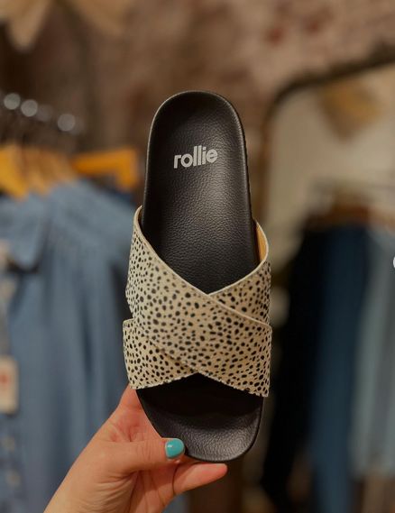 Rollie Tide Cross Slide in Snow Leopard