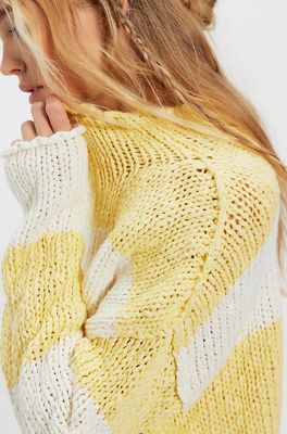 Free People Opal Rugby Stripe Sweater