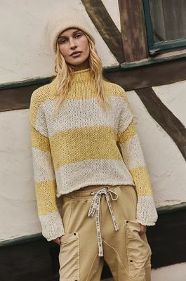 Free People Opal Rugby Stripe Sweater