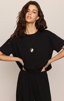 Z Supply Sway Textured Cropped Tee