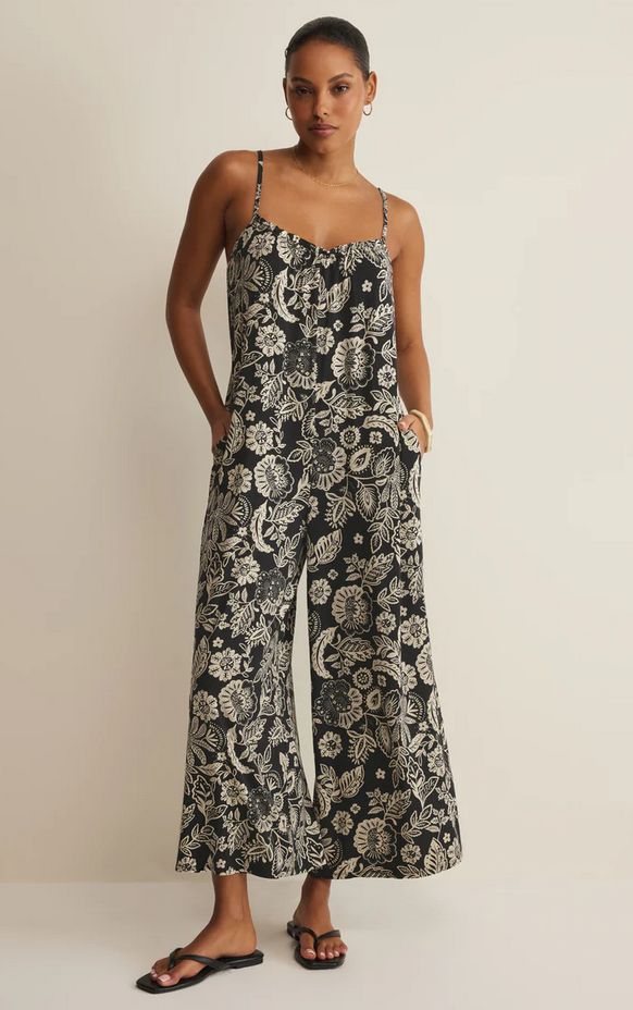 Z Supply Day Off Luz Floral Jumpsuit