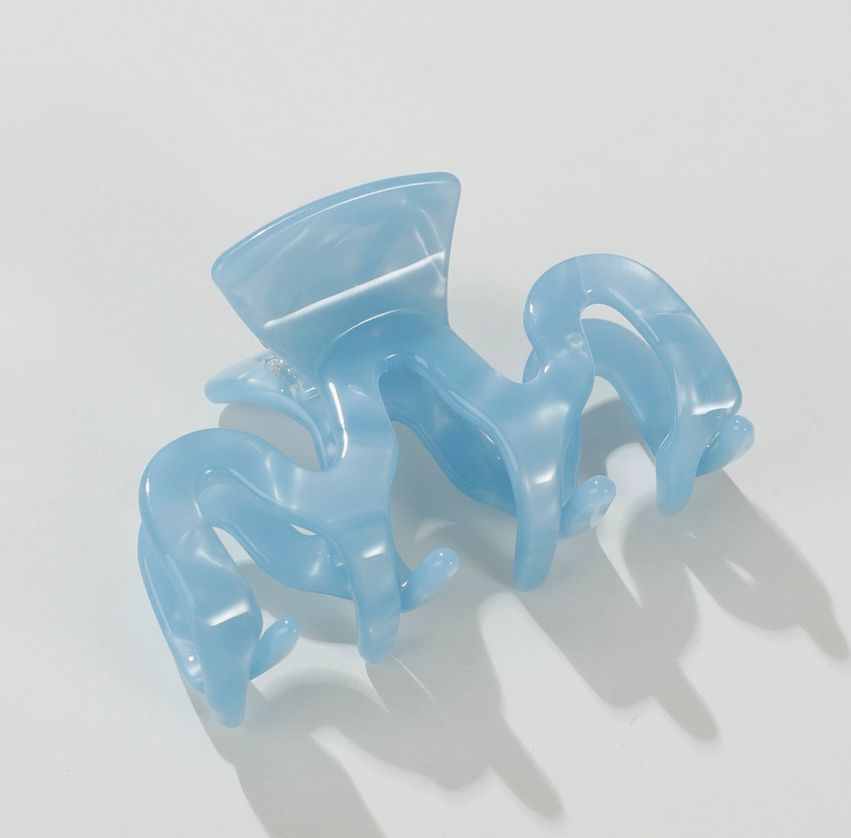 Adorro Saltwater Blue Wave Claw Clip AD143