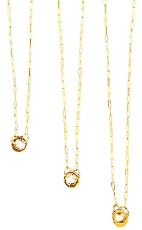 Sha Parle 18" Gold-Filled Chain with Charm Holder SH21