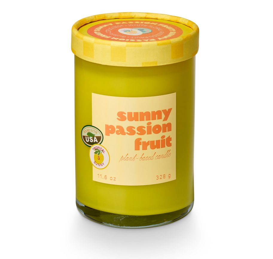Illume Sunny Passion Fruit Farmers Market Glass Candle