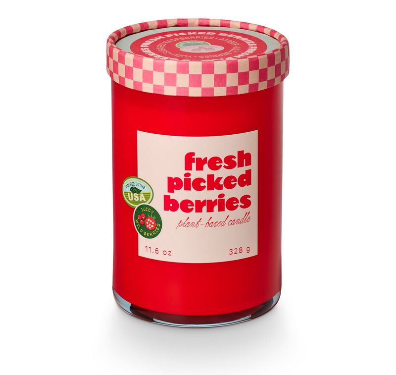 Illume Fresh Picked Berries Farmers Market Glass Candle