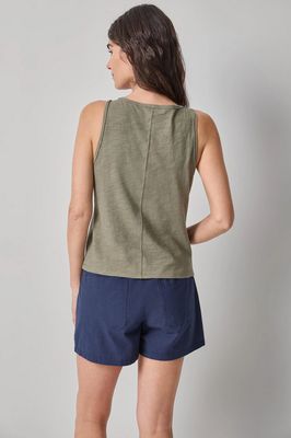 Lilla P Lace Up Tank 