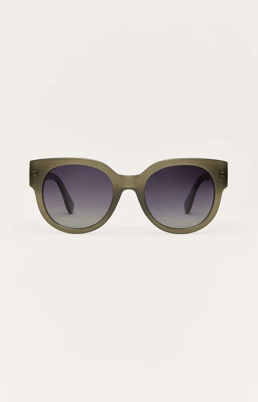 Z Supply Lunch Date in Olive Gradient Polarized