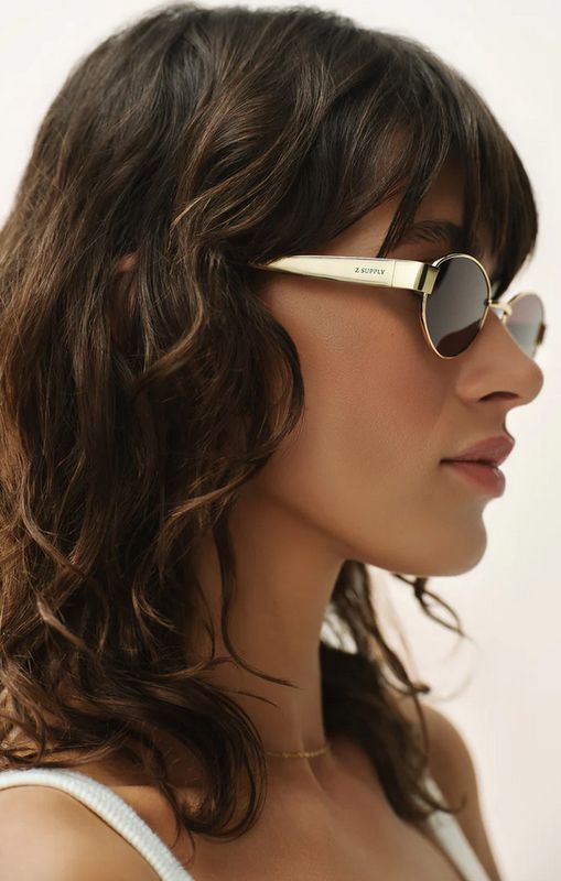 Z Supply Palisades Satin Gold-Brown Polarized