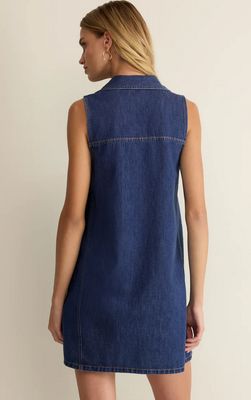 Z Supply New Day Denim Mini Dress