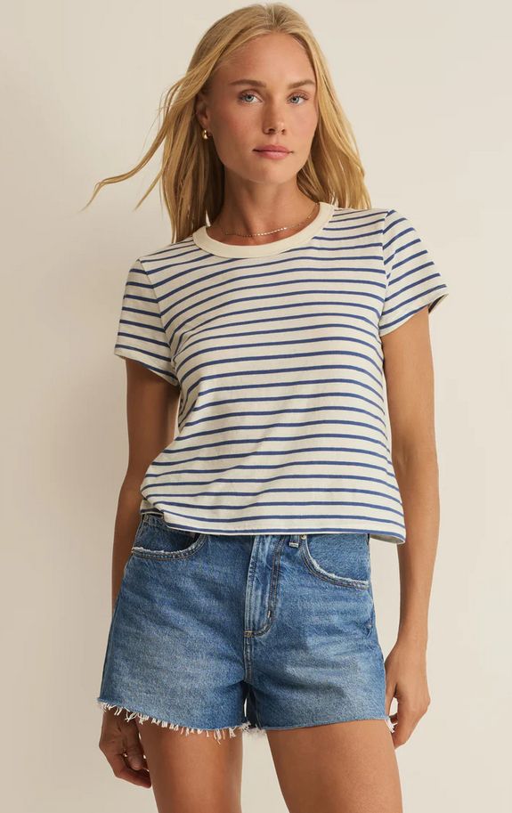 Z Supply Junie Striped Tee (Two Colors)