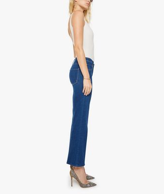 Mother Mid Rise Rambler Zip Flood Pinkies Up