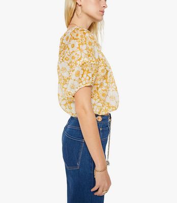 Mother The Party In The Back Shirt in Floral Notes