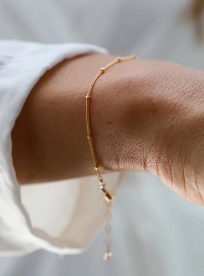 Katie Waltman Jewelry Delicate Ball Chain Bracelet KW76