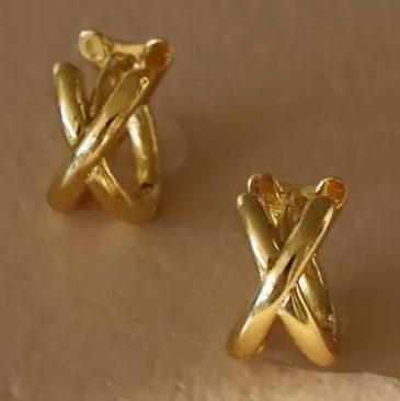 Katie Waltman Jewelry Gold Axel Huggies KW82