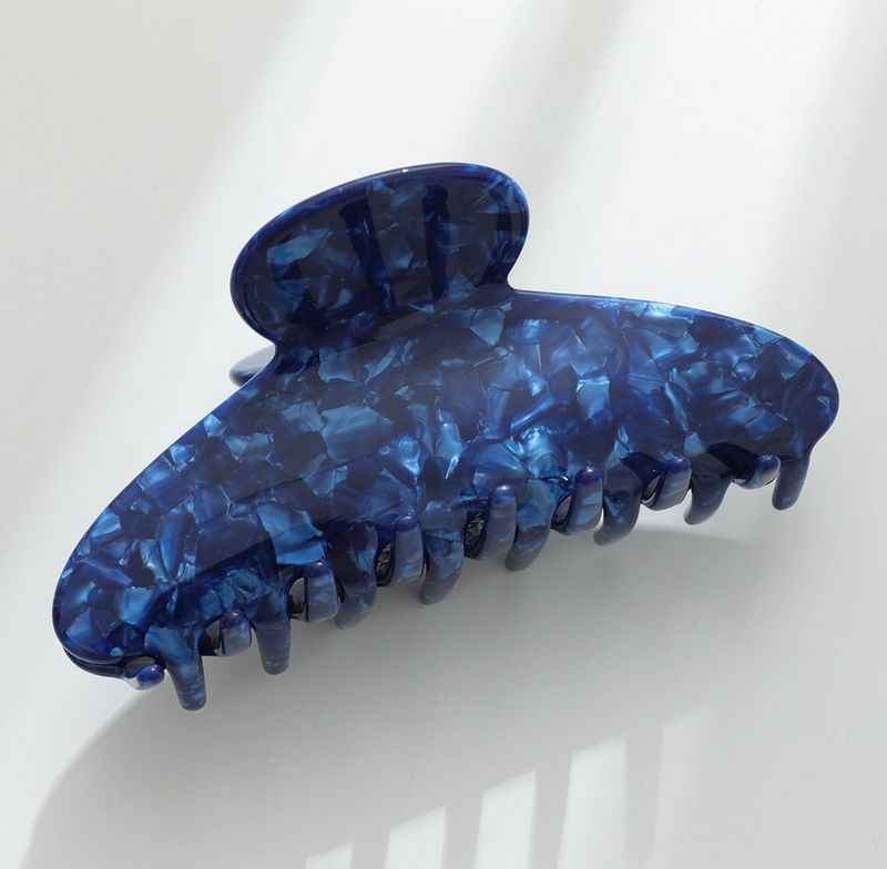 Adorro Denim Blue Large Claw Clip AD144