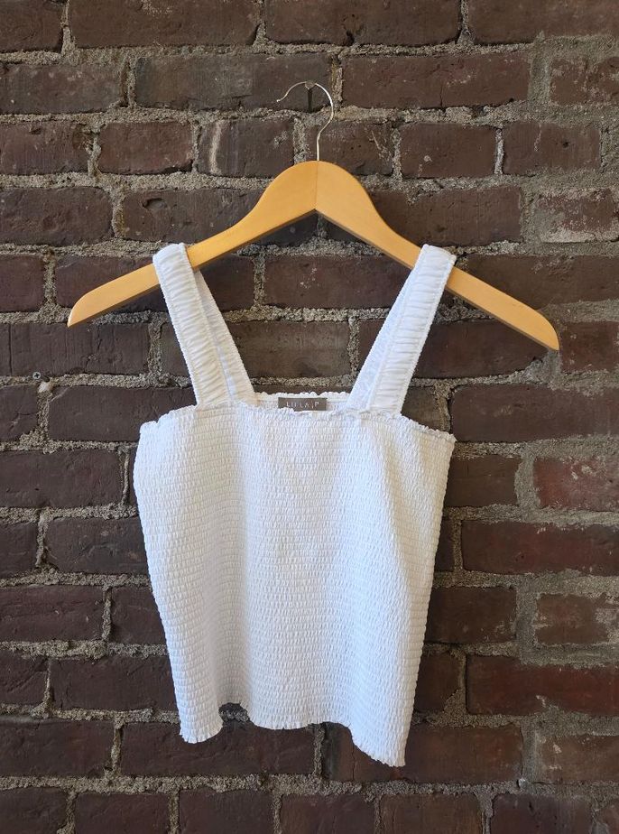 Lilla P Organic Smocked Tank
