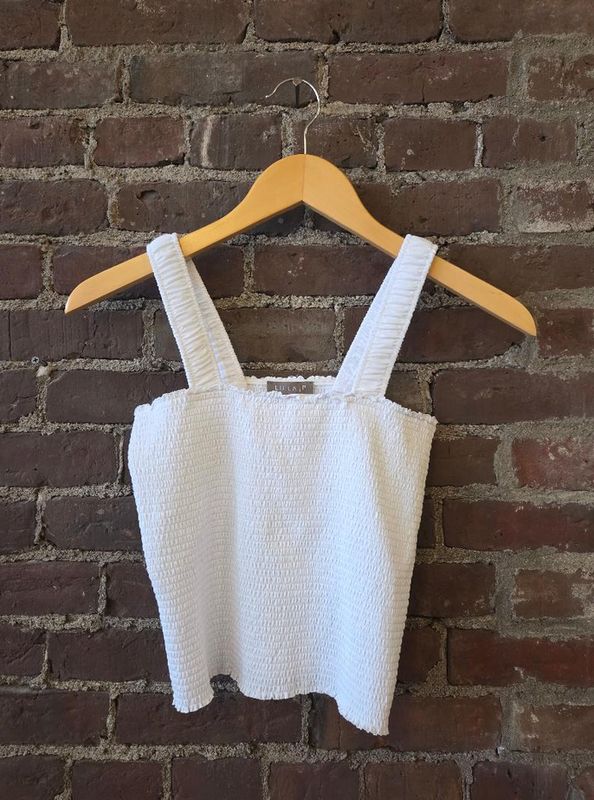 Lilla P Organic Smocked Tank