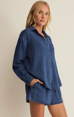 Z Supply The Perfect Twill Button Up