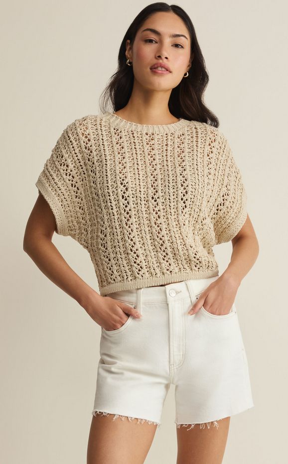Z Supply Ballast Crochet Top
