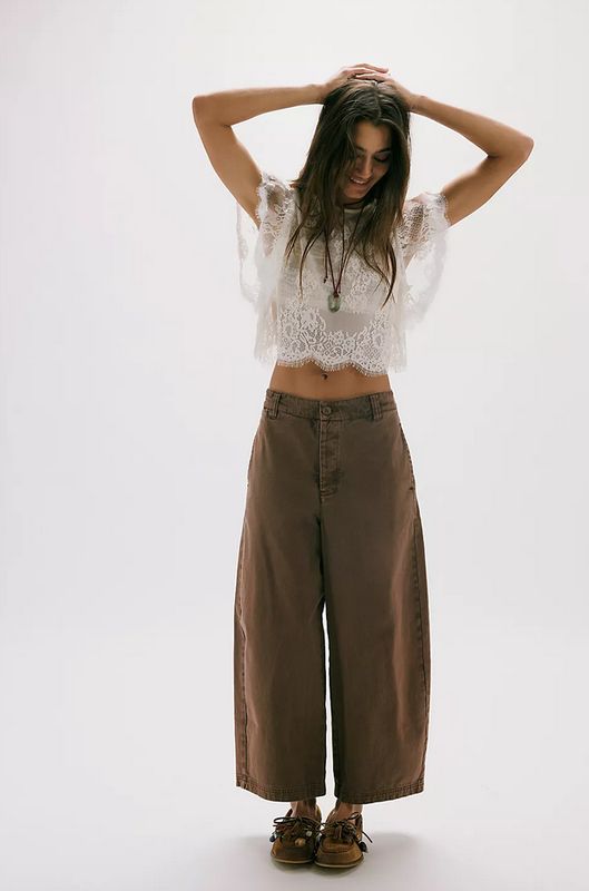 Free People Lay Down Chino Trousers