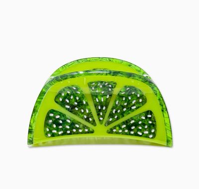 Jenny Lemons Large Lime Slice Hair Claw JL4