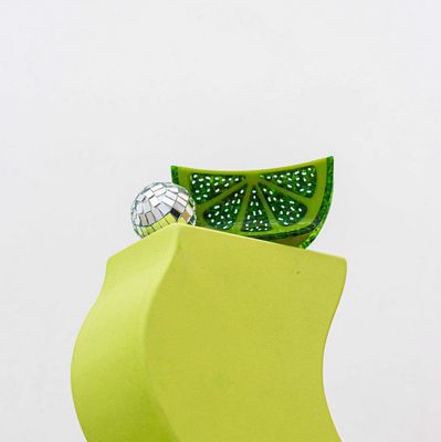 Jenny Lemons Large Lime Slice Hair Claw JL4