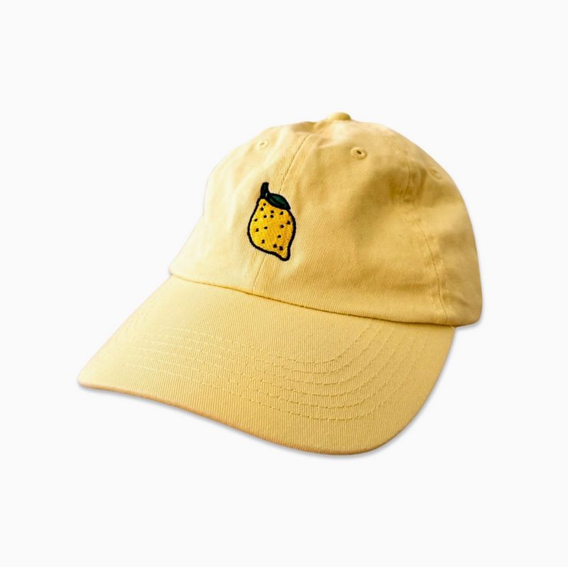 Jenny Lemons Lemon Embroidered Hat