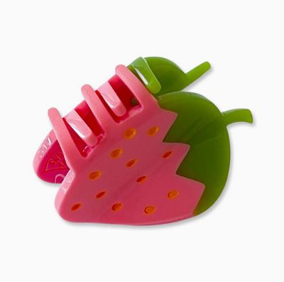 Jenny Lemons Mini Pink Strawberry Hair Claw Clip JL7