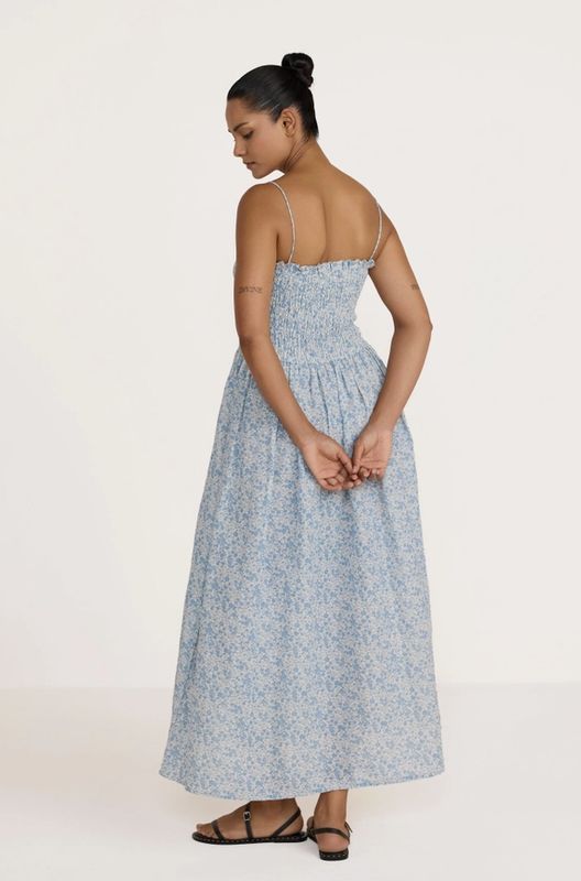 Laude The Label Strappy Bodice Dress in Floral