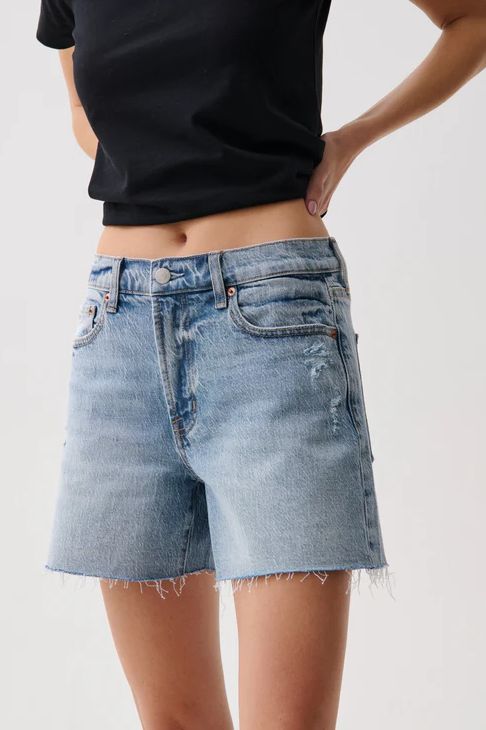 Pistola Kennedy Mid Rise Short in Normandy Vintage