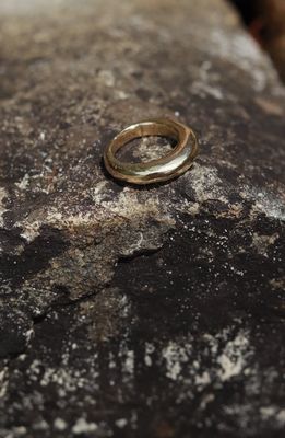 Goldie Jewelry Brass Femme Ring Size 6 GJ72