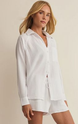 Z Supply The Perfect Airy Top in White Z Supply The Perfect Airy Top in White