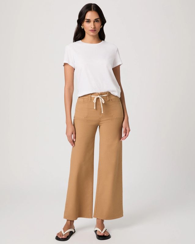 Paige Ari Wide Leg Pant in Vintage Sunflower