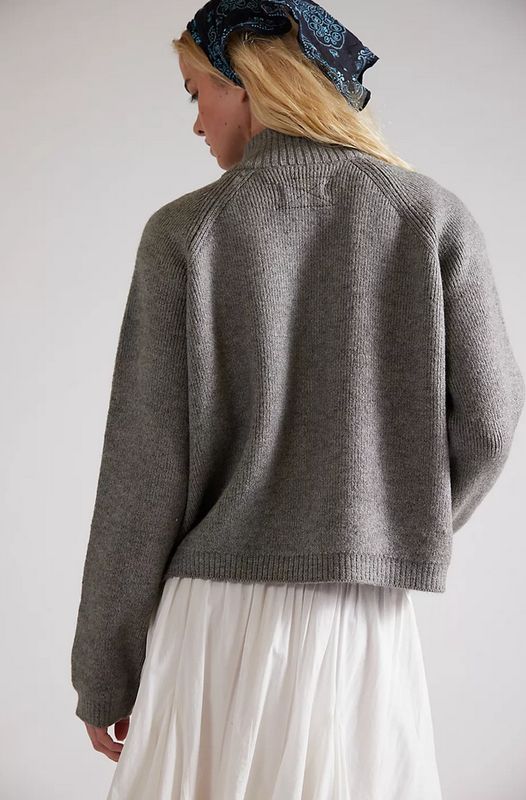 Free People On It Zip-Up Cardigan