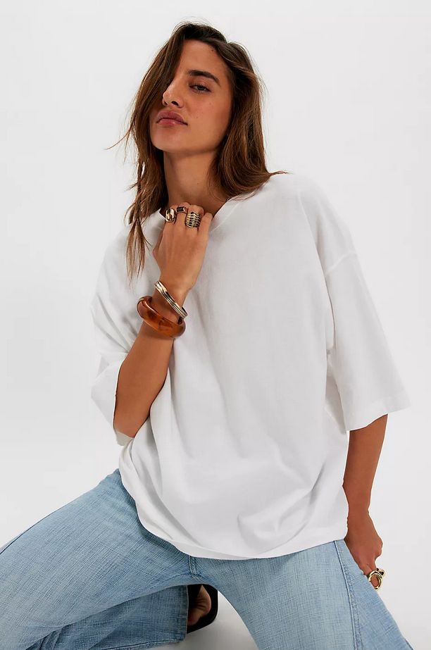Free People Perfect Oversized Tee