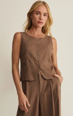 Z Supply Roman Linen Vest