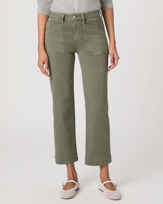 Paige Quincy Ankle Pant in Vintage Ivy Green