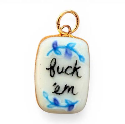 Sha Parle "Fuck Em" Floral Charm SH24