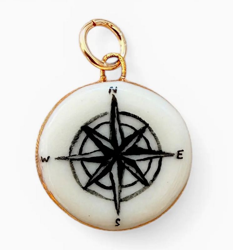Sha Parle Compass Charm SH26