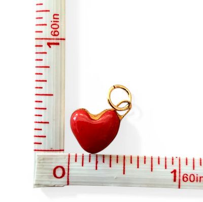 Sha Parle Small Red Heart Charm SH27