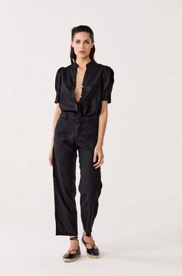 Lanhtropy Astro Linen Pants in Black