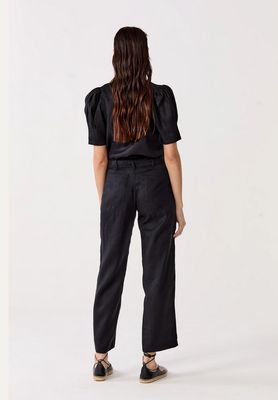 Lanhtropy Astro Linen Pants in Black