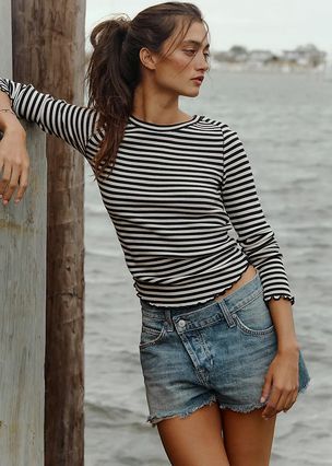 Free People Easy Does It Striped