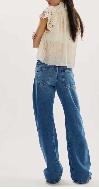 Free People Fable Twisted Seam Jeans