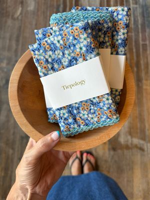 Tiepology Dainty Floral Scarf T1
