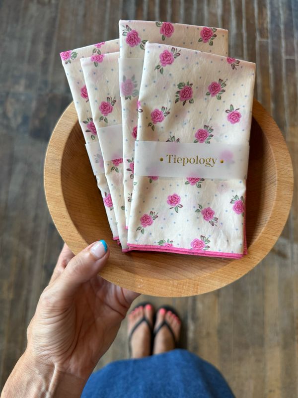 Tiepology Vintage Rose Scarf T4